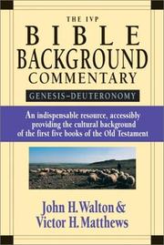Cover of: The Ivp Bible Background Commentary: Genesis-Deuteronomy (IVP Bible Background Commentary)