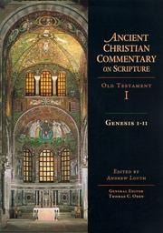 Cover of: Genesis 1-11 (Ancient Christian Commentary on Scripture: Old Testament, Volume I) by 