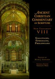 Cover of: Galatians, Ephesians, Philippians