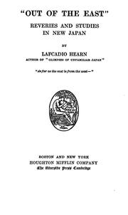 Cover of: "Out of the East" by Lafcadio Hearn