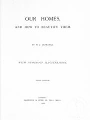 Cover of: Our homes, and how to beautify them