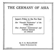 The Germany of Asia by Valentine Stuart McClatchy