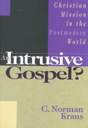 Cover of: An intrusive Gospel?: Christian mission in the postmodern world