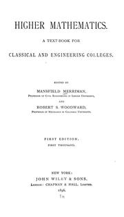 Cover of: Higher mathematics: A text-book for classical and engineering colleges