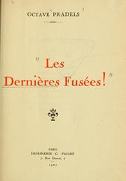 Cover of: Les Dernières fusées