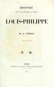 Histoire de la vie politique et privée de Louis-Philippe by E. L. James