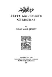 Cover of: Betty Leicester's Christmas