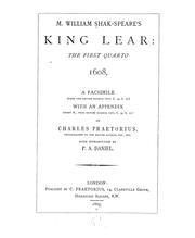 Cover of: [Shakespeare-quarto facsimiles] by William Shakespeare