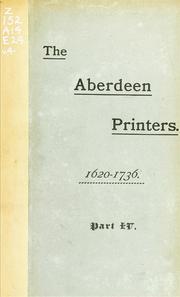 The Aberdeen printers by John Philip Edmond