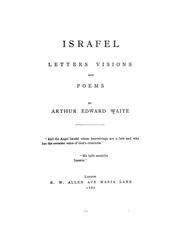 Cover of: Israfel: letters, visions, and poems
