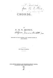 Chords by Latymer, Francis Burdett Thomas Coutts-Nevill, baron