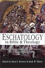 Cover of: Eschatology in Bible & theology by K. E. Brower, M. W. Elliott