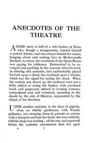 Cover of: Anecdotes of the theatre