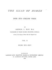 Cover of: The Iliad of Homer by Όμηρος, Όμηρος