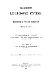 Cover of: European light-house systems: being a report of a tour of inspection made in 1873