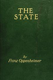 Cover of: The state by Franz Oppenheimer