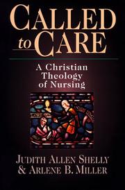 Cover of: Called to Care by Judith Allen Shelly, Judith Allen Shelly, Arlene B. Miller