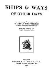 Cover of: Ships & ways of other days