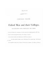 Cover of: Oxford men, 1880-1892, with a record of their schools, honours and degrees
