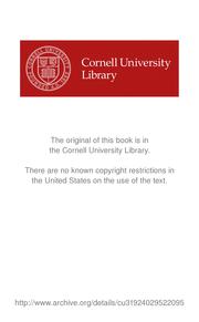Cover of: Law relating to literary copyright and the authorship and publication of books
