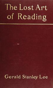 Cover of: The lost art of reading