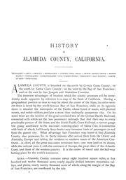 Cover of: History of Alameda County, California by 