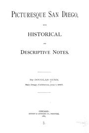 Cover of: Picturesque San Diego by D. M. Gunn, D. M. Gunn