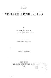 Cover of: Our western archipelago