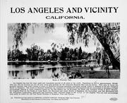 Cover of: Los Angeles and vicinity, California by 