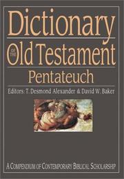 Cover of: Dictionary of the Old Testament by 