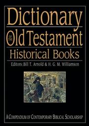 Cover of: Dictionary of the Old Testament | 