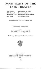 Cover of: Four plays of the Free theater... by Barrett Harper Clark