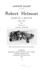 Cover of: Robert Helmont