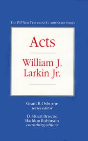 Cover of: Acts by William J. Larkin