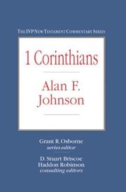 Cover of: 1 Corinthians (IVP New Testament Commentary Series)