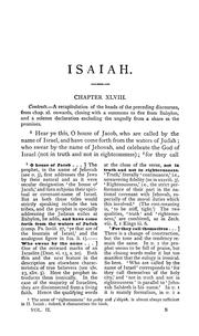 Cover of: The prophecies of Isaiah
