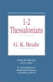 Cover of: 1-2 Thessalonians (IVP New Testament Commentary Series)