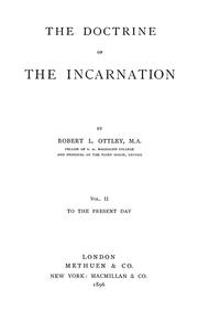 Cover of: The doctrine of the incarnation