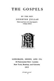 Cover of: The Gospels by Leighton Pullan