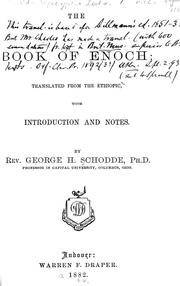 Cover of: book of enoch