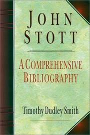 Cover of: John Stott: a comprehensive bibliography