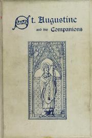 Cover of: Saint Augustine of Canterbury and his companions by Alexandre Brou