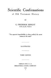 Cover of: Scientific confirmations of Old Testament history