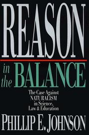 Cover of: Reason in the Balance by Phillip E. Johnson