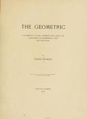 Cover of: geometric: a system of cutting garments for ladies and gentlemen on geometrical lines and principles.