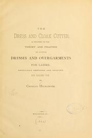 Cover of: The dress and cloak cutter