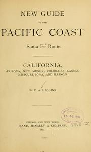 Cover of: New guide to the Pacific coast: Santa Fé route.