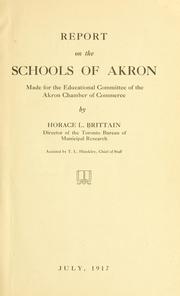 Report on the schools of Akron