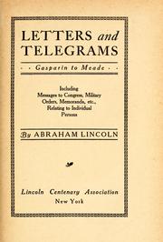 Cover of: Life and works of Abraham Lincoln