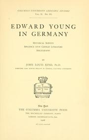 Edward Young in Germany